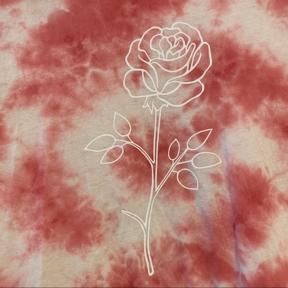 Aeropostale | Tie Dye Graphic Roses Tee Shirt - Picture 4 of 13